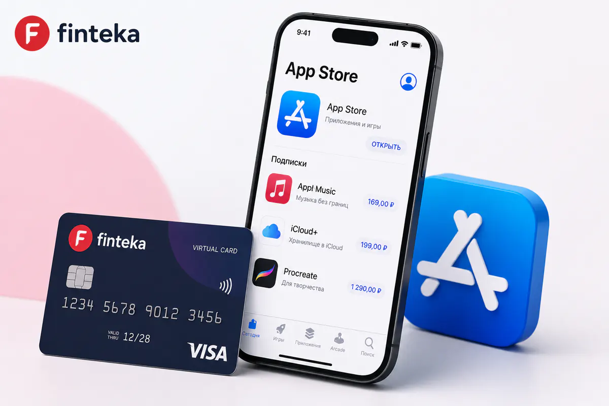 Оплата App Store без смены региона: виртуальная карта и подписки