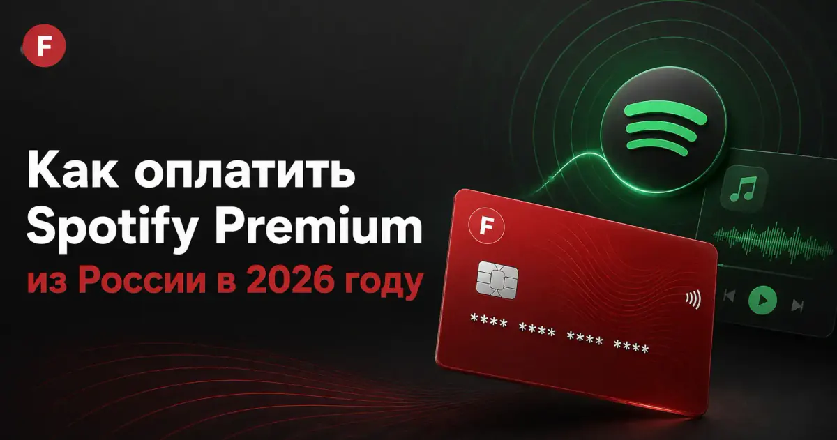 Как оплатить Spotify из России в 2026 году: виртуальная карта и Premium