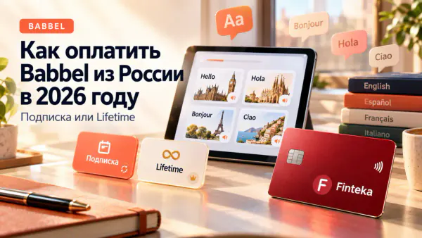 Как оплатить Babbel из России в 2026 году