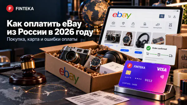 eBay из России в 2026: оплата покупки и ошибки карты